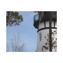 Amelia Island Lighthouse Stretched Canvas Prints