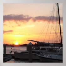 Amelia Island Sunset Marina Print