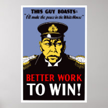 Améliorez le travail pour gagner ! affiches