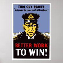 Améliorez le travail pour gagner ! -- Frontière Posters