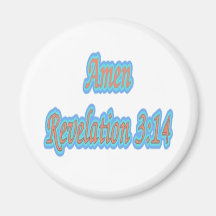 Amen Revelation 3:14 Refrigerator Magnets