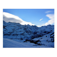 Aménage l'hiver en parc carte postale