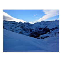Aménage l'hiver en parc carte postale