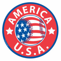 America Baseball USA photo sculptures