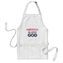America Bless God Apron