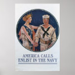 America Calls Poster