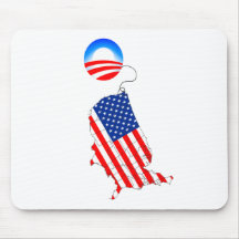 America Hanging By A Thread Mouse Pad