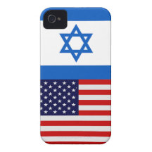 America/Israel Flag iPhone 4 Case