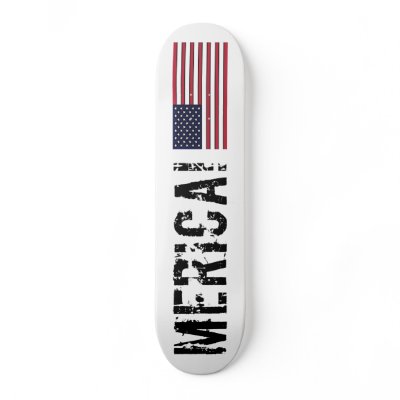 America Land of the Free Skateboard by AllThingsAmerica
