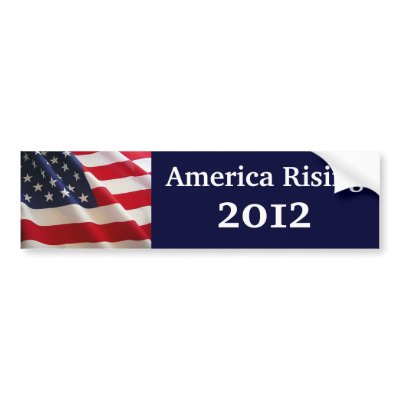 America Rising Bumper Stickers by LibertyJane
