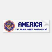 America Spirit Is Not Forgotten Please See Notes Bumper Stickers