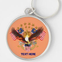 America Spirit  Key Chain Premium