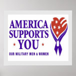America Suppots You DARK Posters