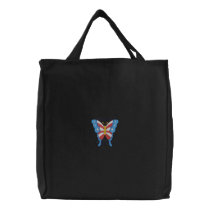 America The Beautiful Embroidered Bag
