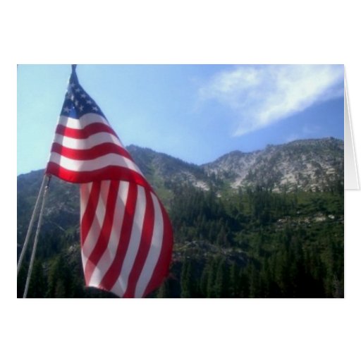 America the Beautiful Greeting Card