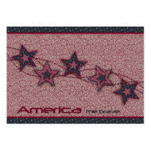 America the Brave Gift Tag Business Cards