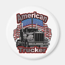 America Trucker Magnets