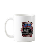 America Trucker Coffee Mugs