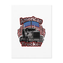 America Trucker Postcard