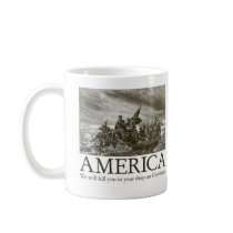America: We will kill you in your sleep on Christm Coffee Mug