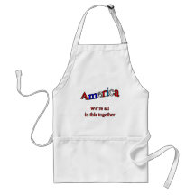 America We're All in This Together Aprons