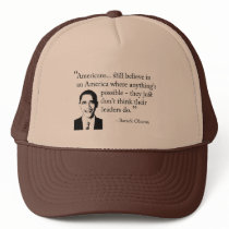 America, where anything is possible trucker hat