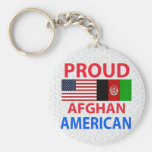 Américain afghan fier porte-clef