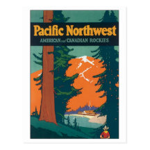 Américain du nord-ouest Pacifique et Canadien les  Cartes Postales