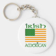 Américain irlandais Keychain Porte-clef