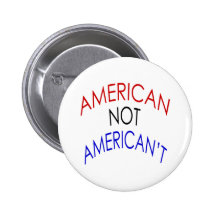 Américain pas American't Badges