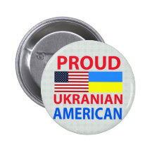 Américain ukrainien fier badges