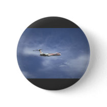 American Airlines airliner Pinback Button