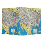 American Airlines system map binders