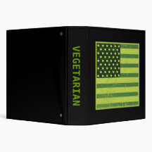 American Apple Flag 3 Ring Binders
