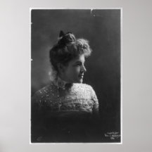 American Author and Poet Ella Wheeler Wilcox Poster