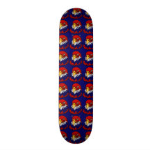 American bald eagle pattern skate deck