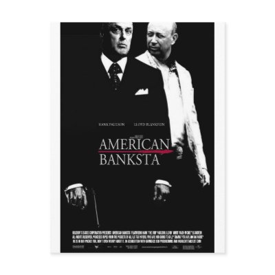 American Banksta Postcard by blanconi