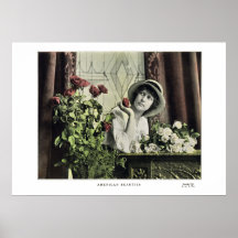American Beauties 1914 Antique Roses Posters