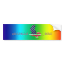 " American Bird " bumper stickers