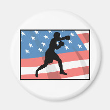 American Boxing Refrigerator Magnets