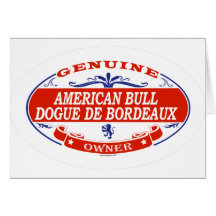 American Bull Dogue De Bordeaux Greeting Card