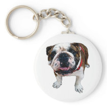 American Bulldog Key Chain