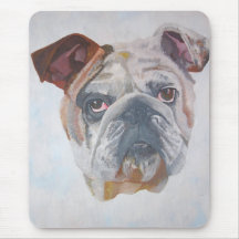 American Bulldog Mouse Pad