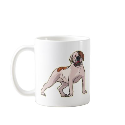 American Bulldog Mugs by cutecanines