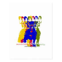 American bulldog postcards
