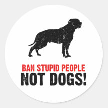 American Bulldog Round Sticker