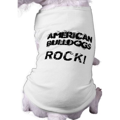 American Bulldog T Shirt by KadanFarms