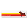 American Bulldog With Stripes Bumper Sticker