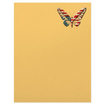 American Butterfly Letterhead Design