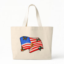 American Butterflys Canvas Bag